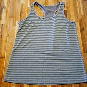 Gray athletic tank